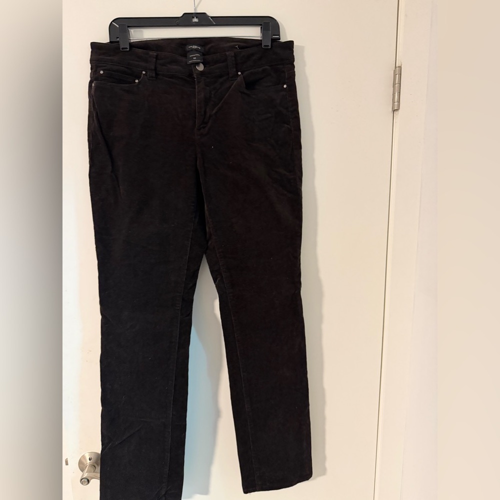 Ann Taylor Corduroy women Pants in Deep Brown